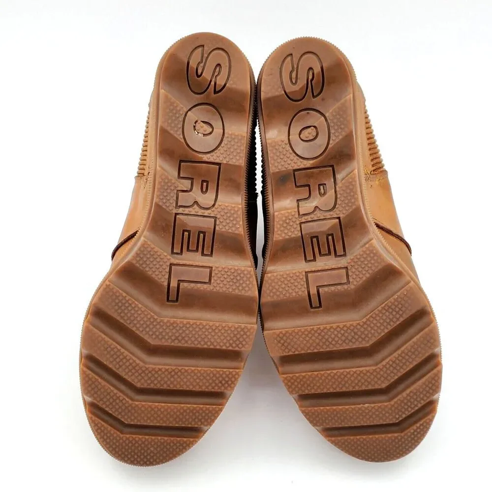 Sorel Boots (Womens 6.5) Joan Of Arctic Wedge II‎ Brown Ankle Booties NL3022-224